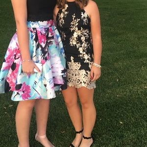 Black and Gold dress